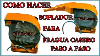 COMO HACER SOPLADOR MINIATURA PARA FRAGUA JLBRO [upl. by Fidele]