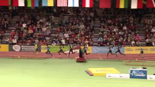 Indoor Meeting Karlsruhe 2014  3000m Männer  Caleb Mwangangi Ndiku 73627 [upl. by Wilterdink]