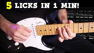 Great Pentatonic Licks To Level Up Your Solos No Talking [upl. by Amlus316]