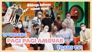 TIBATIBA DIUNDANG KE PAGIPAGI AMBYAR TRANS TV daehoon akhirnya ketemu nassar oppa😂 [upl. by Ittam313]