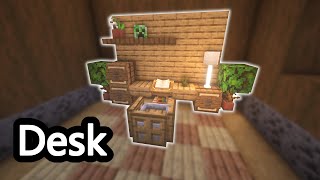 MinecraftHow to make a desk in Minecraft [upl. by Evanthe]