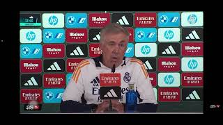 Rueda de prensa de Carlo Ancelotti antes del partido contra el CeltaVigo🇪🇸 [upl. by Hacker]