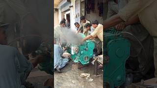 Heavy Diesel Engine Starting test engine shorts short fyp reels amazing [upl. by Thurnau]