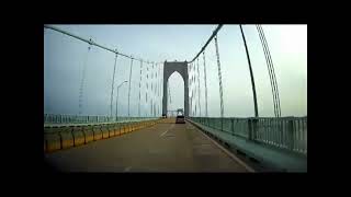 RI 138 E Jamestown to Newport Bridge rhodeisland dec6 2022 silentvideo [upl. by Kubiak114]