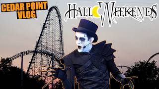 Cedar Point Halloweekends 2024 Vlog with The Legend Haunted Houses Rides Shows amp More [upl. by Treb]