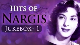 Nargis Dutt Top Songs Collection in Bollywood HD  Best Of Nargis Hits JUKEBOX  Old Is Gold [upl. by Wilser304]