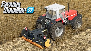 Mulczowanie ścierniska  Farming Simulator 22  7 [upl. by Erb412]