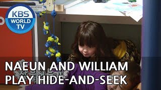 Naeun amp William play hideandseek The Return of Superman20181223 [upl. by Halyahs346]