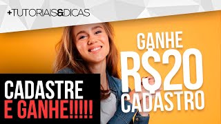 ⚡ CADASTRE e GANHE 20 REAIS  APP Pagando no Cadastro  PROMOÇÃO TOP [upl. by Haduj]