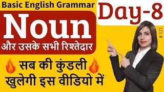 What is a Noun  Types of Noun  Basic English Grammar [upl. by Margalit137]