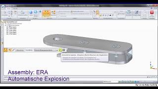 Solid Edge ST4 Assembly und Draft  Explosionsdarstellung [upl. by Derina]