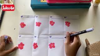 How to make stationery for school [upl. by Rosenblatt583]