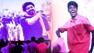 MERSAL Celebration with Thalapathy Vijay Fans  Rohini Theatre  MY180 [upl. by Kiyohara173]