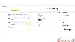 Dipeptide is [upl. by Nino]