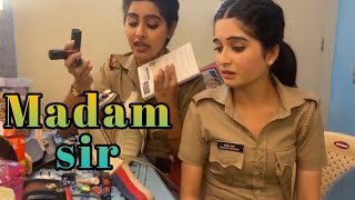 Madam Sir Santosh or Karishma ki Masti ❤️ Madam Sir vlog today madamsir vlog [upl. by Naz]