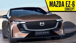 Mazda EZ6 Electric Sedan Concept  First Look  AUTOBICS [upl. by Rafferty404]