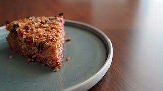 Cranberry Streusel Cake [upl. by Atsugua]