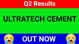 ultratech cement share q2 result 2025  ultra Tech cement result today  ultratech cement share news [upl. by Eeslehc991]