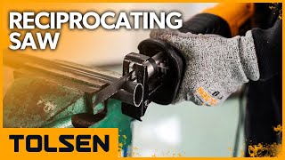 TOLSEN 710W Reciprocating Saw with Variable Speed [upl. by Iorgo917]