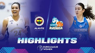 Fenerbahce Alagoz v Perfumerias Avenida  QuarterFinals  Highlights  EuroLeague Women 202324 [upl. by Allard]