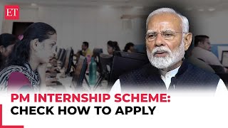 PM Internship Scheme Check how to apply eligibility and registration process [upl. by Aitercul]