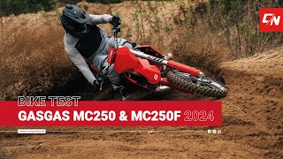 GASGAS MC 250 amp MC 250F 2024 im CrossNews Test [upl. by Esertak]