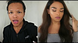 FROM BUM TO BADDIE A FUNNY SCHOOL GRWM [upl. by Lucey233]