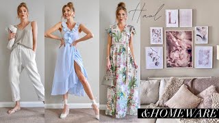 NEW IN HampM HAUL amp TRY ON  HOMEWARE UPDATE  July 2020 [upl. by Zingale]