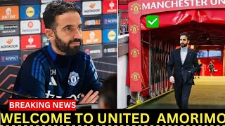 🚨JUST NOW🔥 BREAKING❗ AMORIM ADDRESS amp REVEAL HIS VISION AHEAD OF THE NEW APPOINTMENT AT MAN UNITED [upl. by Scoter]