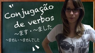 54 AULA JAPONÊS CONJUGAÇÃO DE VERBOS [upl. by Teragramyram704]