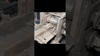 How Steel Pipes are made from oil drum in factory  shorts gkfacts steelpipes trending viral [upl. by Clabo]