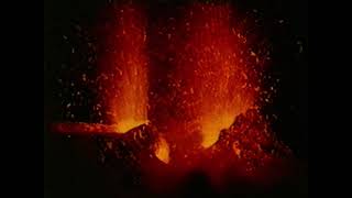 LAVA Lounge NIGHTTIME footage of 1971 Teneguia Eruption on La Palma [upl. by Nirrej]