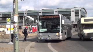 Schienenersatzverkehr SBahn Berlin Ringbahn  2 O405N amp 1 Citaro am Bahnhof Ostkreuz HD [upl. by Adnuhsar]