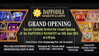 DAFFODIL BANQUET HALL IN OVALA KASARVADAVALI THANE MAHARASHTRA [upl. by Hafeenah]