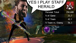 GW2 PVP Classic Power Herald Build and Commentary [upl. by Gorga425]