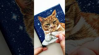 Co robi Twój kot kiedy coś mu się śni 🌛🐈 koty catpainting sleepingcat [upl. by Flemming]