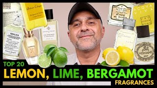 Top 20 Lemon Lime And Bergamot Fragrances 🍋🍋🍋 [upl. by Inaluahek]