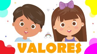 LOS VALORES para niños ¿QUÉ SON ¿CUÁLES SON 5 ejemplos  💥 Resumen [upl. by Anev]