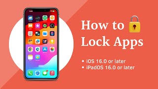 How to Easily Lock Individual Apps and Categories of Apps on iPhone  iOS 16 or later [upl. by Ailuj]