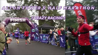 Alton Towers half Marathon 2022  The Race [upl. by Ayinat]