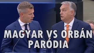 Magyar Péter VS Orbán Viktor PARÓDIA By Peti [upl. by Yrrad]