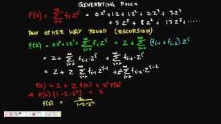 Programming Interview Generating Function Recurrence Relation Fibonacci Series [upl. by Engedi]