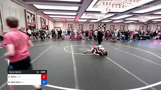 92 Lbs Consolation  Carter Shin Integrity Wrestling Club Vs Kamdyn Borrero Bad Karma Wrestling [upl. by Aivitnahs315]