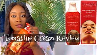 My Honest Review of Tomatine Lightening Body Lotion anti aging [upl. by Adriena]