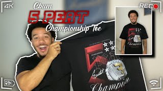 CBUM “5 PEAT” CHAMPIONSHIP TEE🥵✨ Review amp Tryon [upl. by Becky]