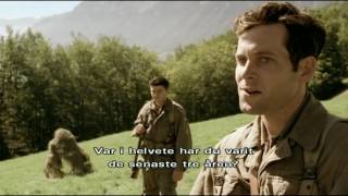 Band Of Brothers scene  Joseph Liebgott and German soldierSwedish Subtitles [upl. by Araed]