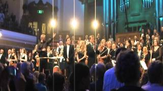 Robin Gibb Jnr RJ receives a standing ovation after world premier of Titanic Requiem [upl. by Ayotel]