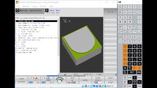 Heidenhain TNC640  Programming of Contours  Circle centerCC with Circle radiusCR  Tutorial 11 [upl. by Trever491]