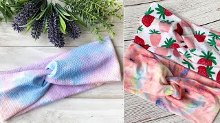 ✔️DIY Diadema Turbante para AdultosVERY Easy Turban Headband [upl. by Medlin]