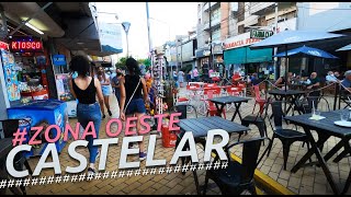 Recorriendo CASTELAR ZONA OESTE I BUENOS AIRES I ARGENTINA I Walking Tour HD [upl. by Kienan]